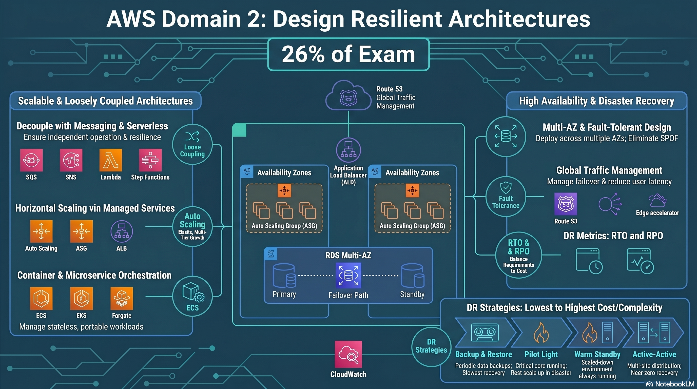 Domain 2: Design Resilient Cloud Architectures Overview
